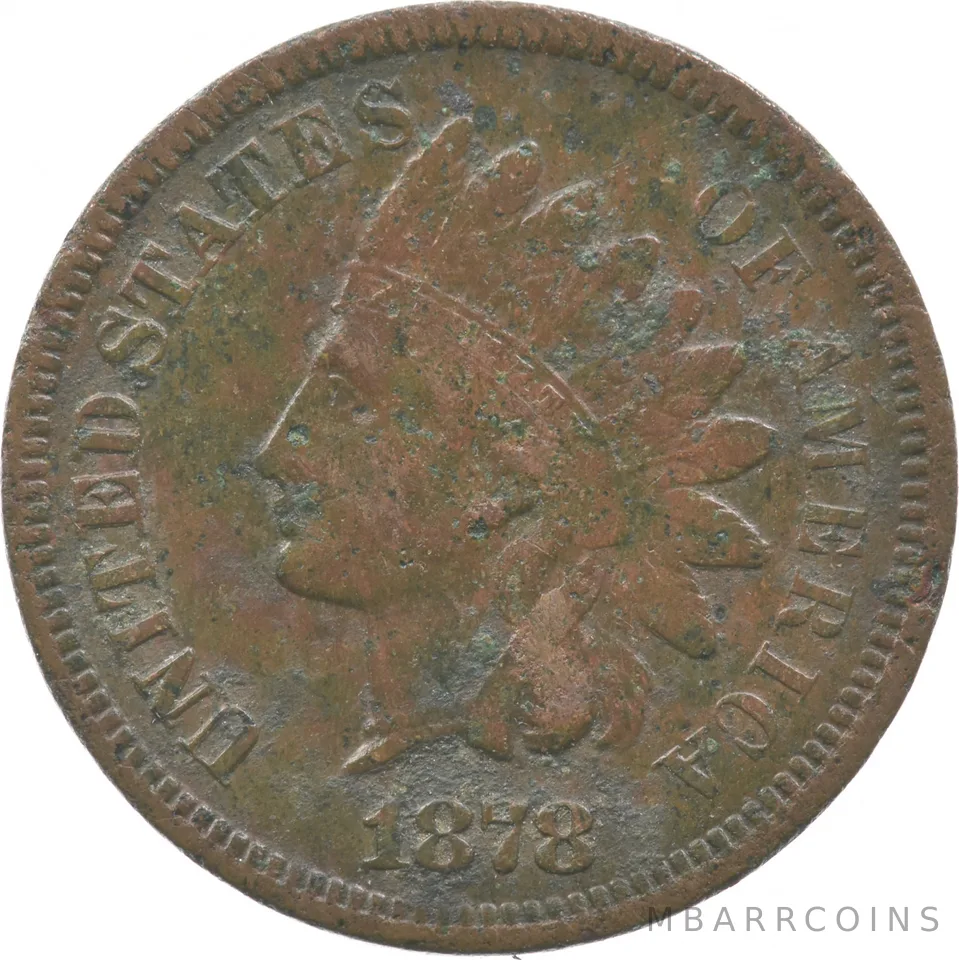 1878 Indian Head Cent *4380