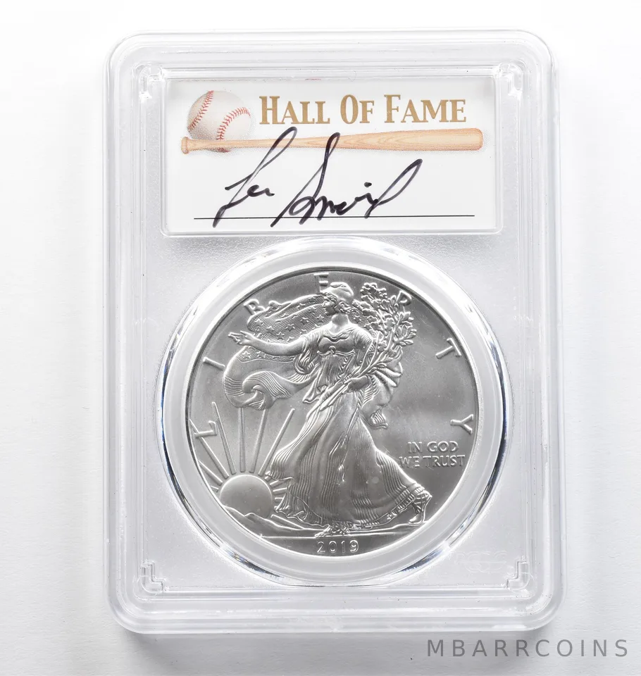 2019 American Silver Eagle Lee Smith First Strike MS70 PCGS *9409