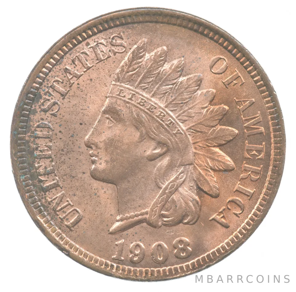 1908 Indian Head Cent *7058