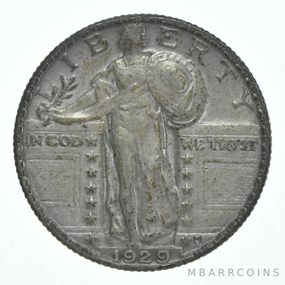 1929 Standing Liberty Quarter a6115