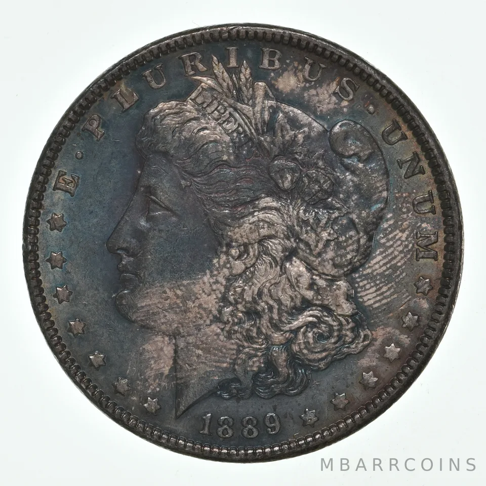 1889 Morgan Silver Dollar- Great Color/Tone a5015