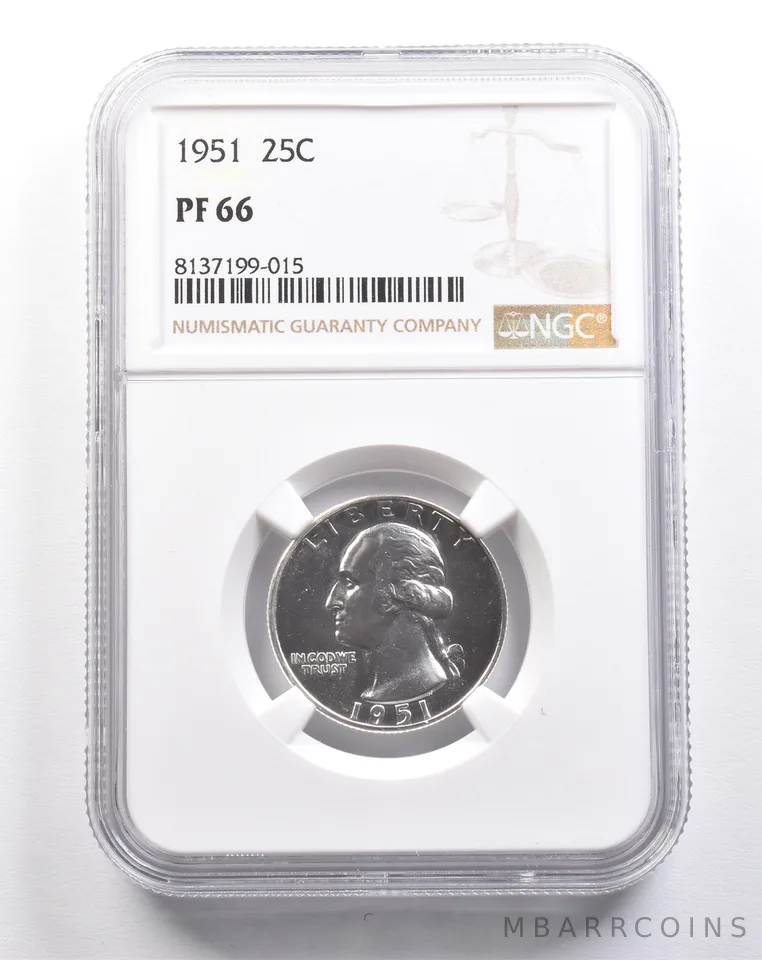 1951 Washington Quarter PF66 NGC a4880
