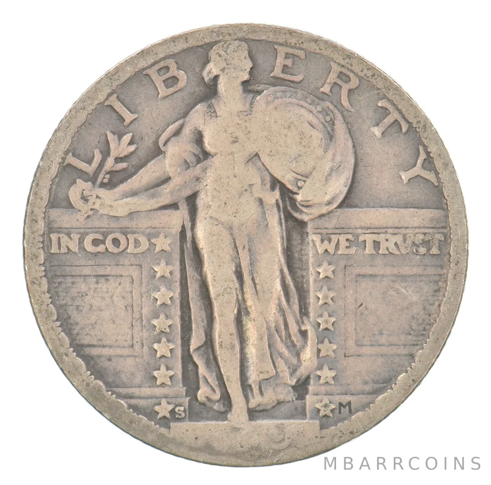 1919-S Standing Liberty Quarter Beautiful Tone *5135