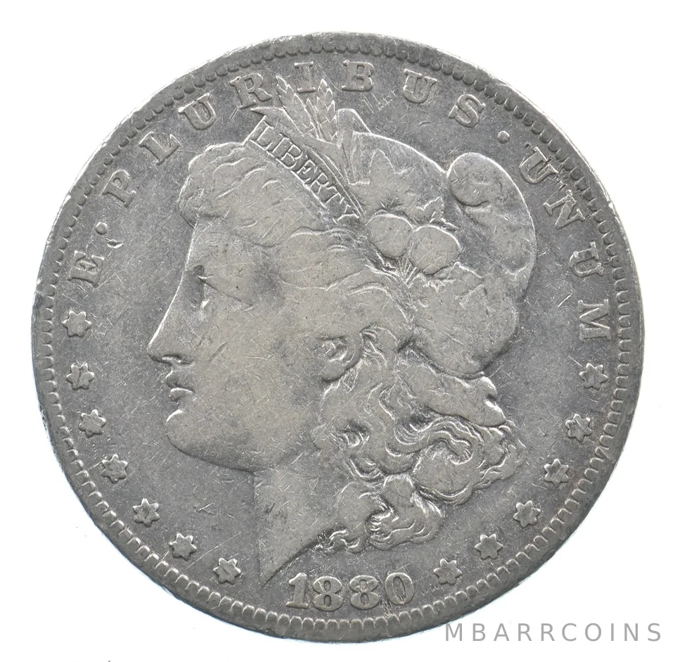 Early - 1880-O Morgan Silver Dollar - 90% US Coin *527