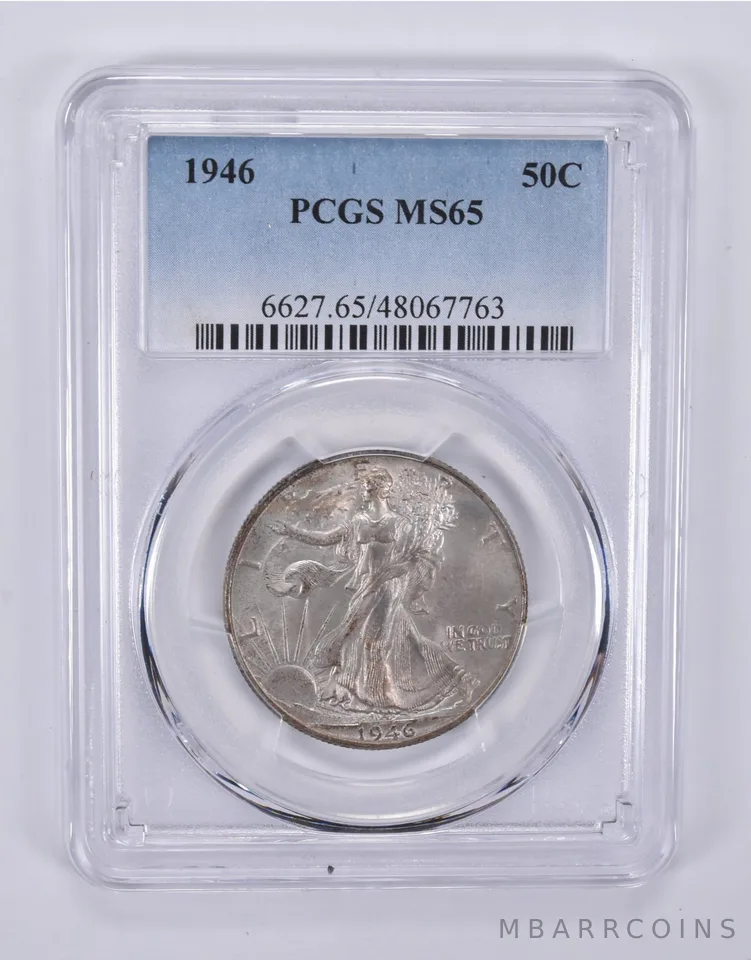 1946 Walking Liberty Half Dollar MS65 PCGS *9202