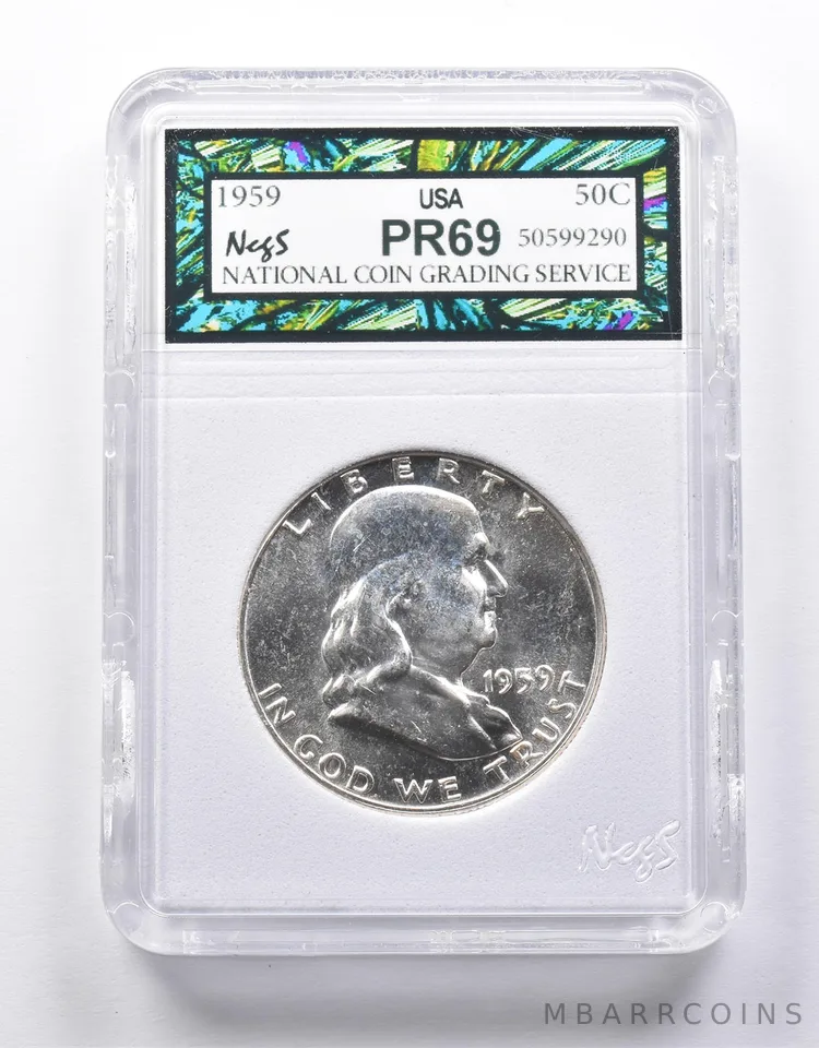 1959 Franklin Half Dollar Proof *8568