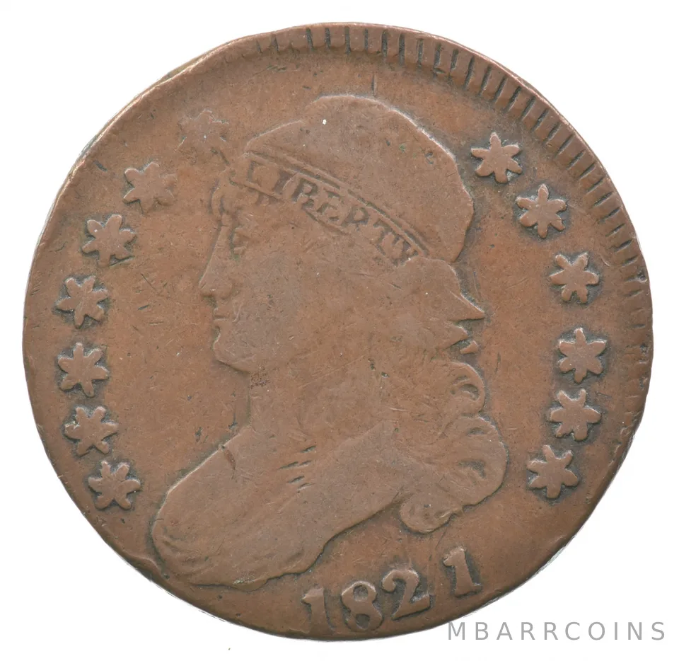 1821 Capped Bust Half Dollar Contemporary *4638