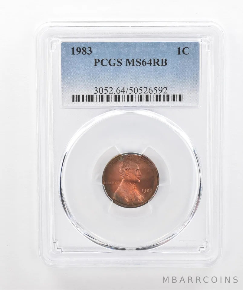 1983 Lincoln Memorial Cent MS64 RB PCGS Beautiful Tone *3036