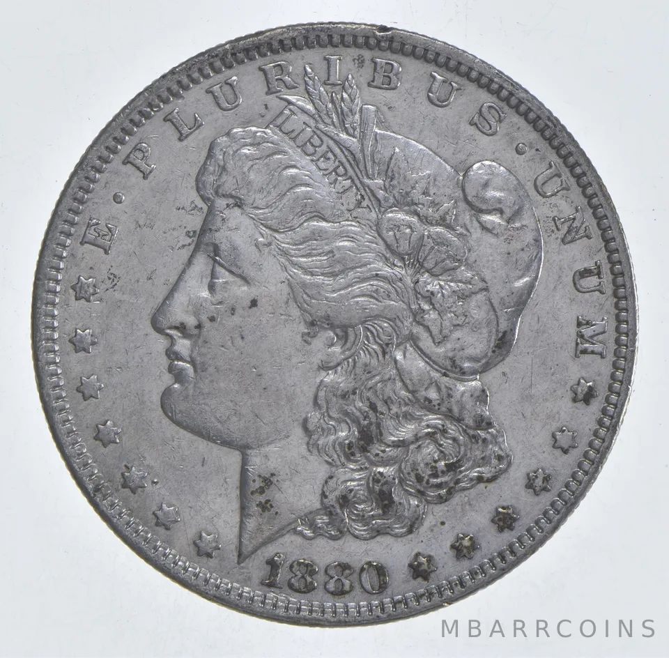 Better 1880 Morgan Silver Dollar - 90% US Coin - Nice Coin *384