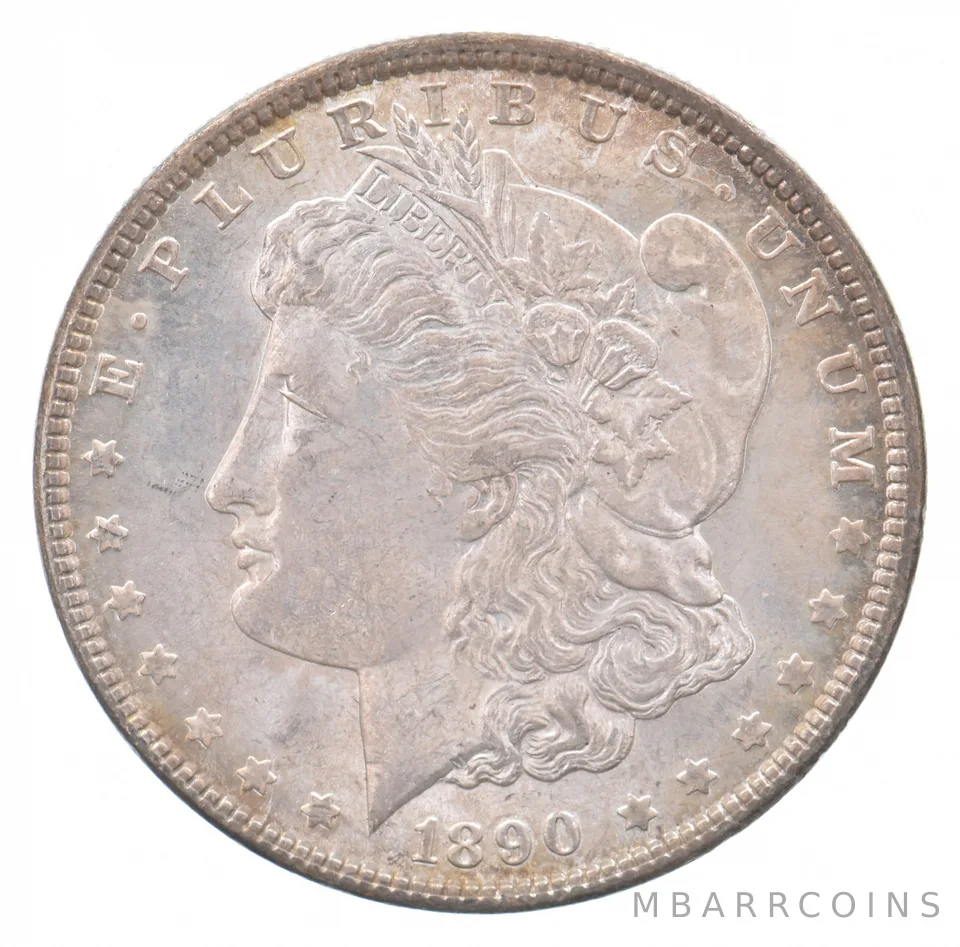 1890 Morgan Silver Dollar - Beautiful Tone a4073