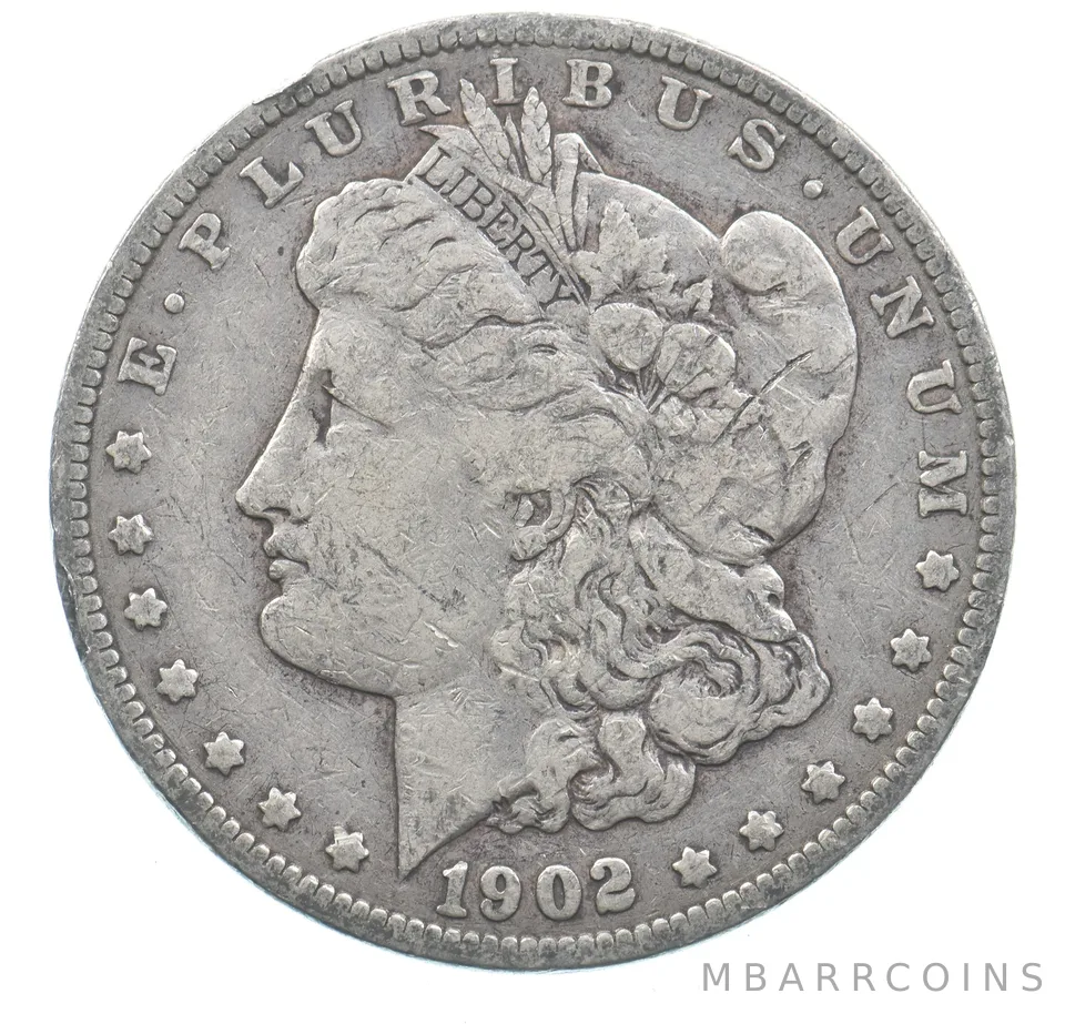 Early - 1902 Morgan Silver Dollar - 90% US Coin *004