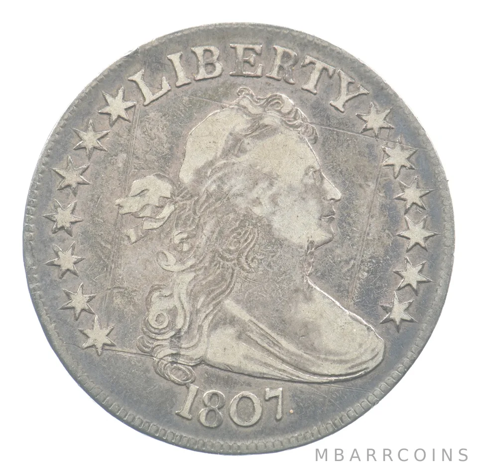 1807 Draped Bust Half Dollar *1632