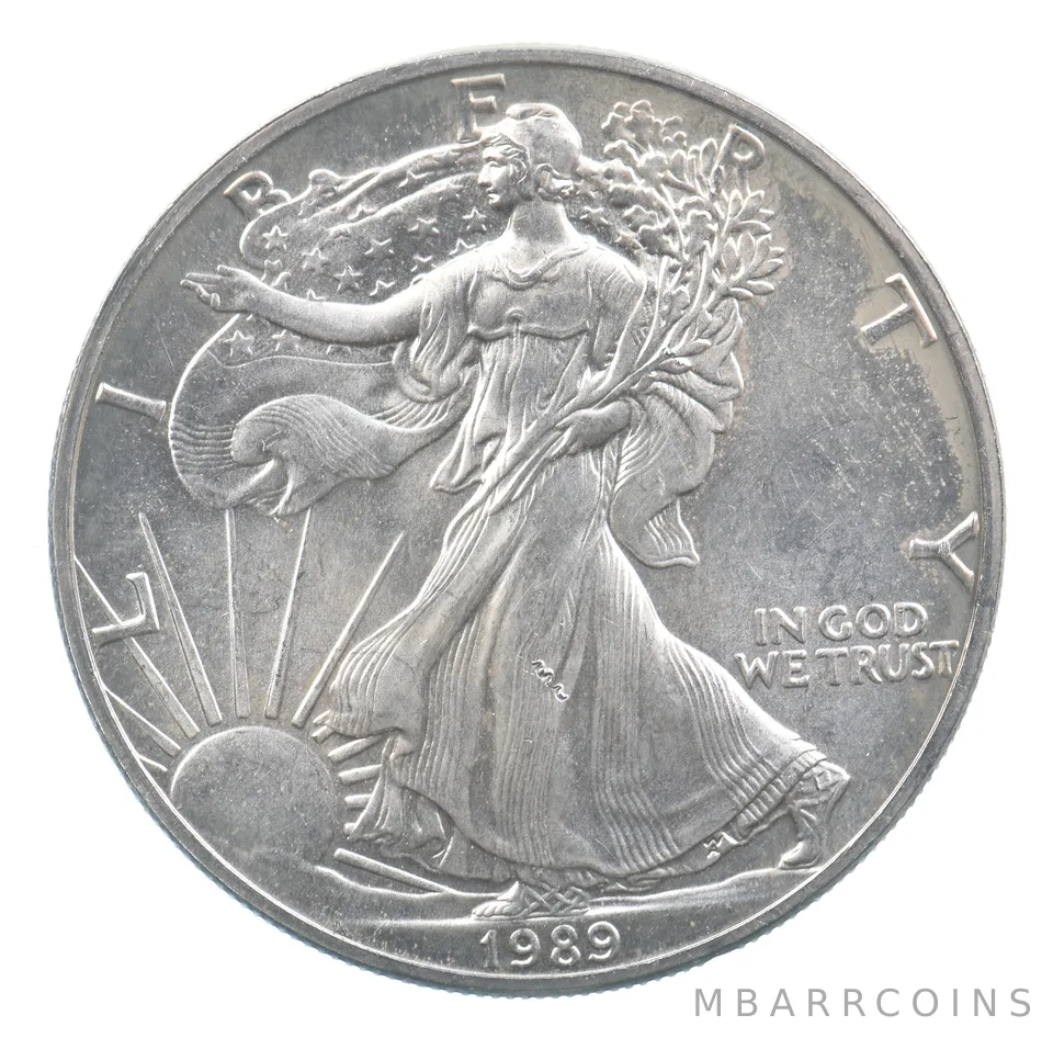 Better Date 1989 American Silver Eagle 1 Troy Oz .999 Fine Silver *674