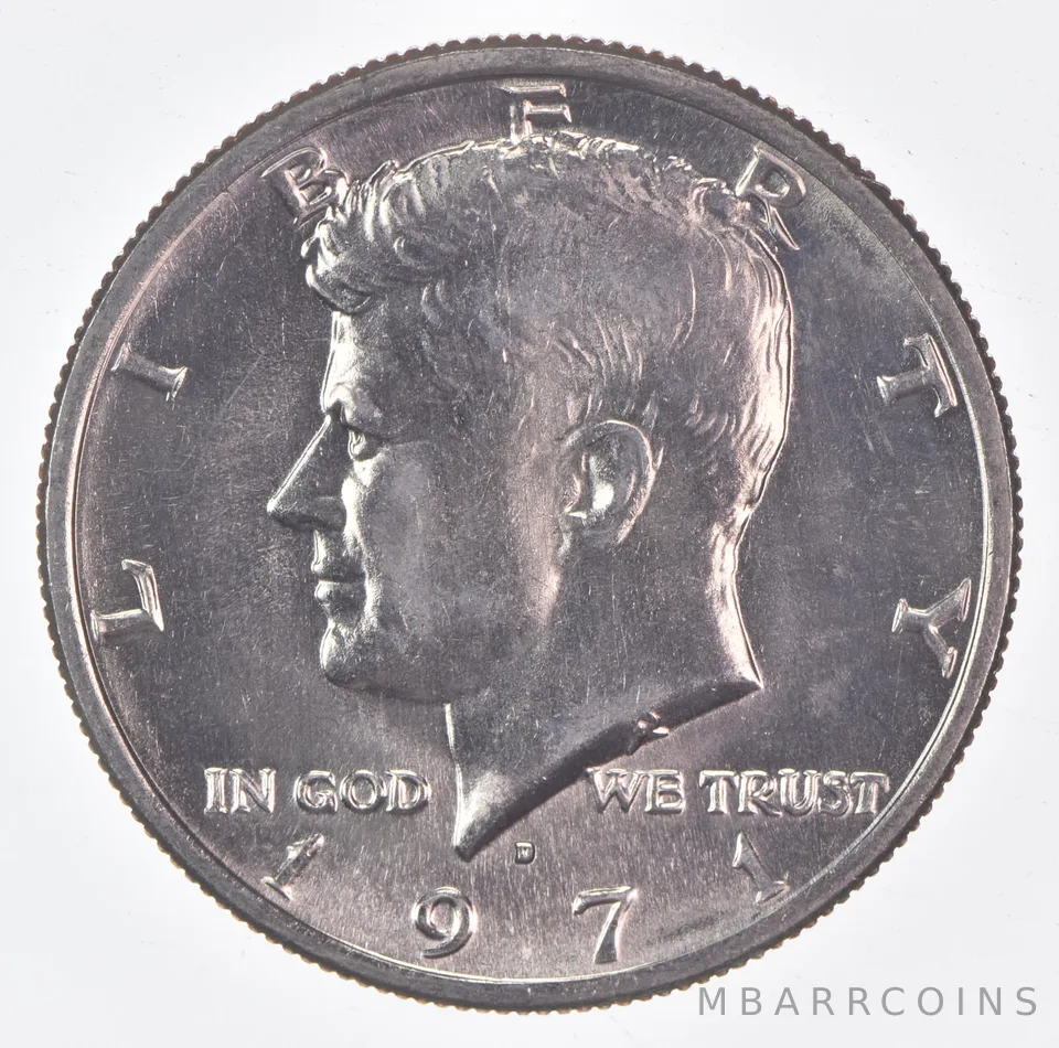 1971-D Kennedy Half Dollar Clad Unc