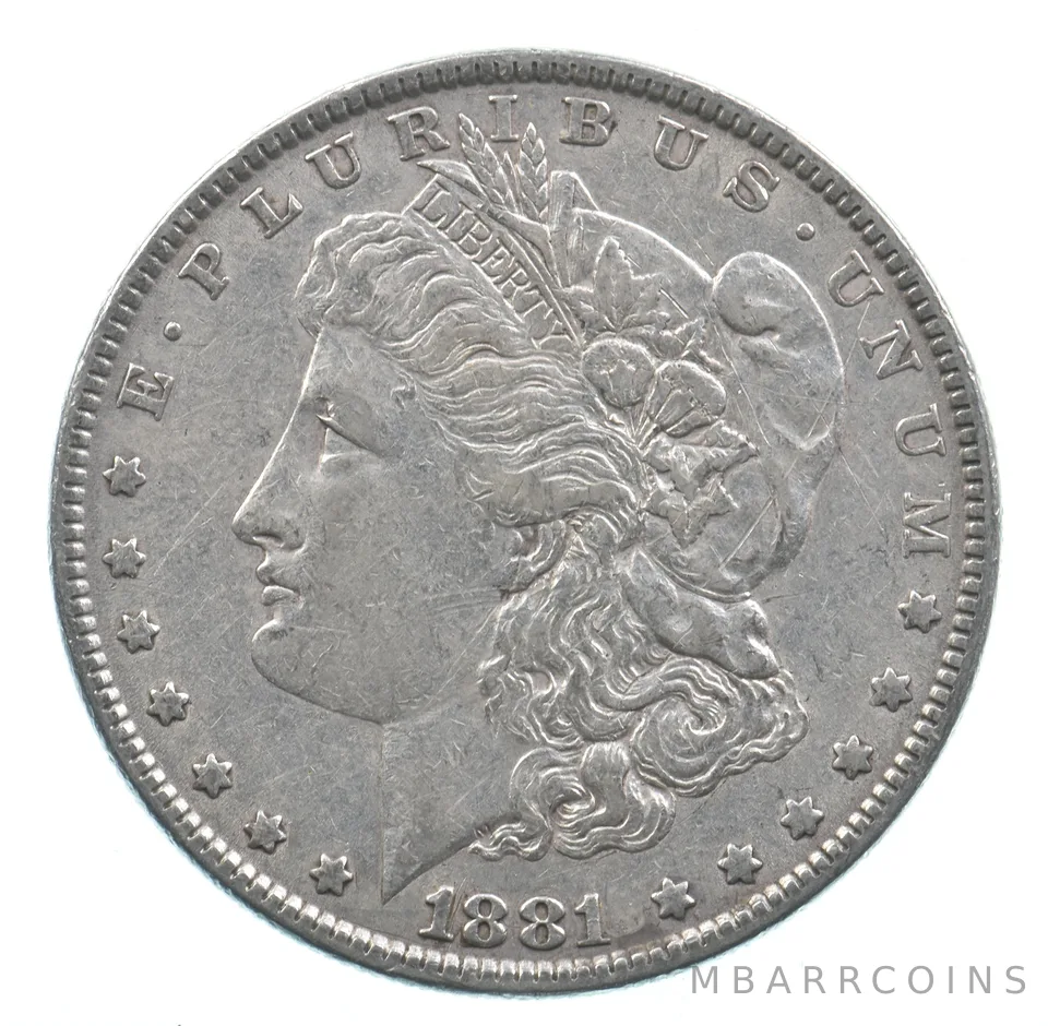 Early - 1881 Morgan Silver Dollar - 90% US Coin *815