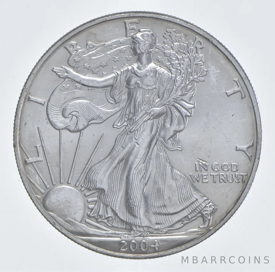 Better Date 2004 American Silver Eagle 1 Troy Oz .999 Fine Silver *586