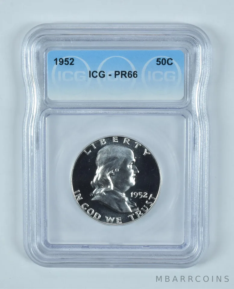 1952 Franklin Half Dollar PR66 ICG