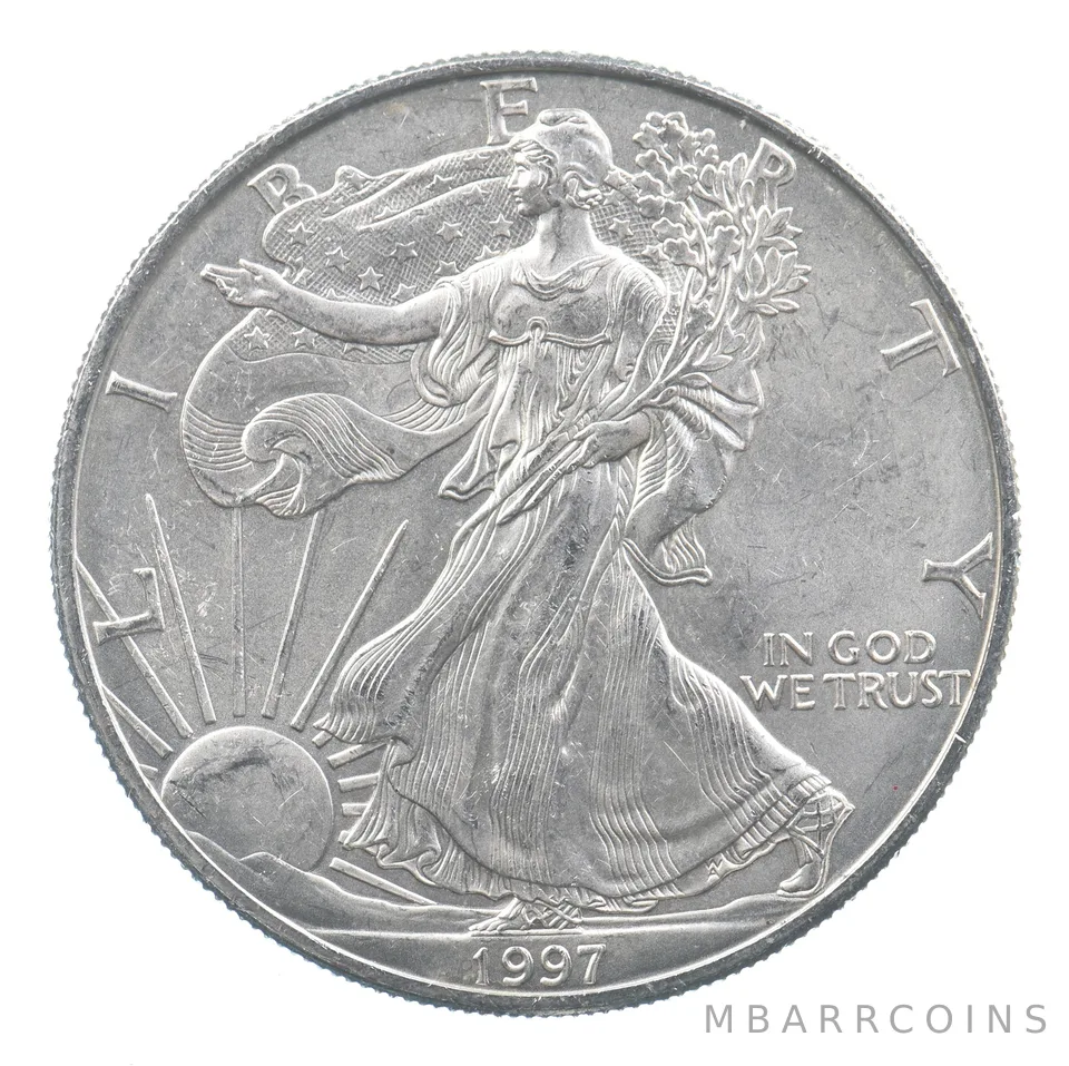 Better Date 1997 American Silver Eagle 1 Troy Oz .999 Fine Silver *663