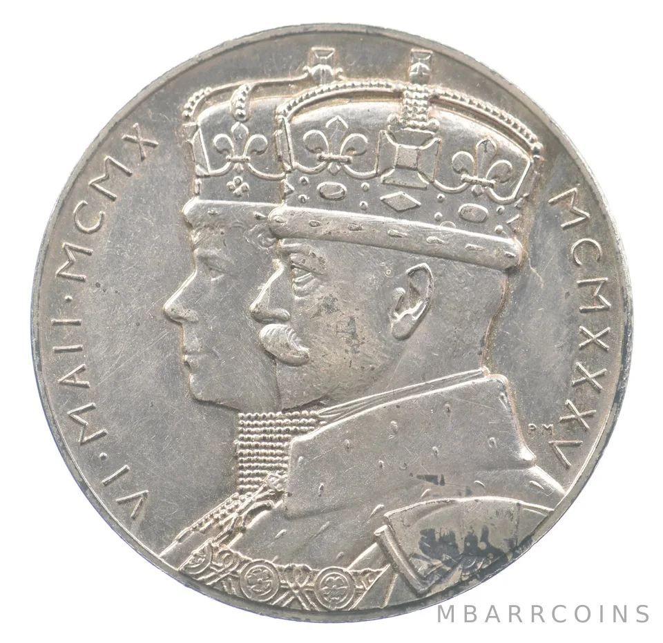 1935 Great Britain Silver Jubilee George V & Mary *0030