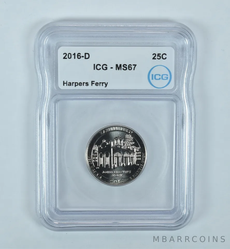 2016-D Washington Quarter ATB Harpers Ferry MS67 ICG