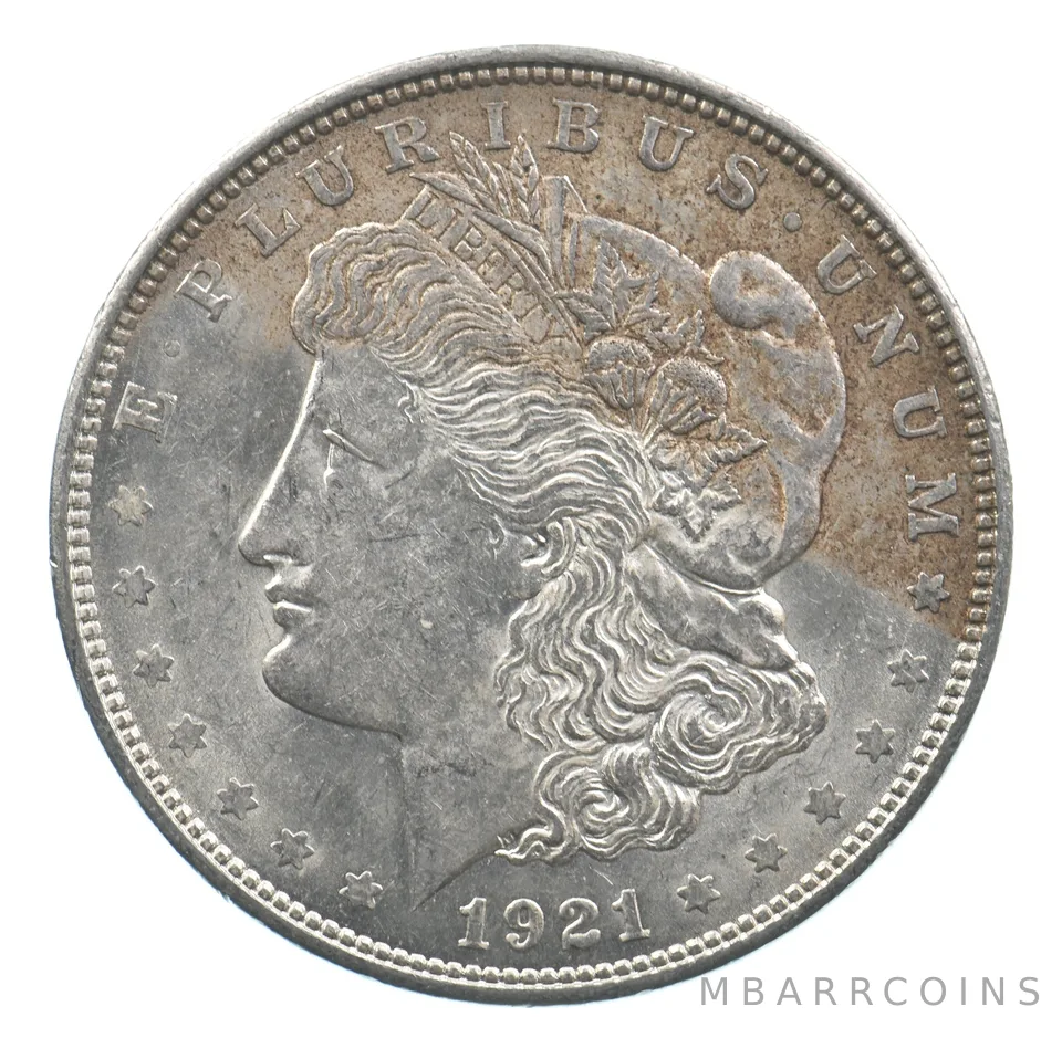 Early - 1921-D Morgan Silver Dollar - 90% US Coin *458