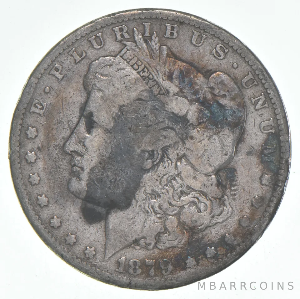 1879-S Morgan Silver Dollar Reverse Rev 78 1878 *1780