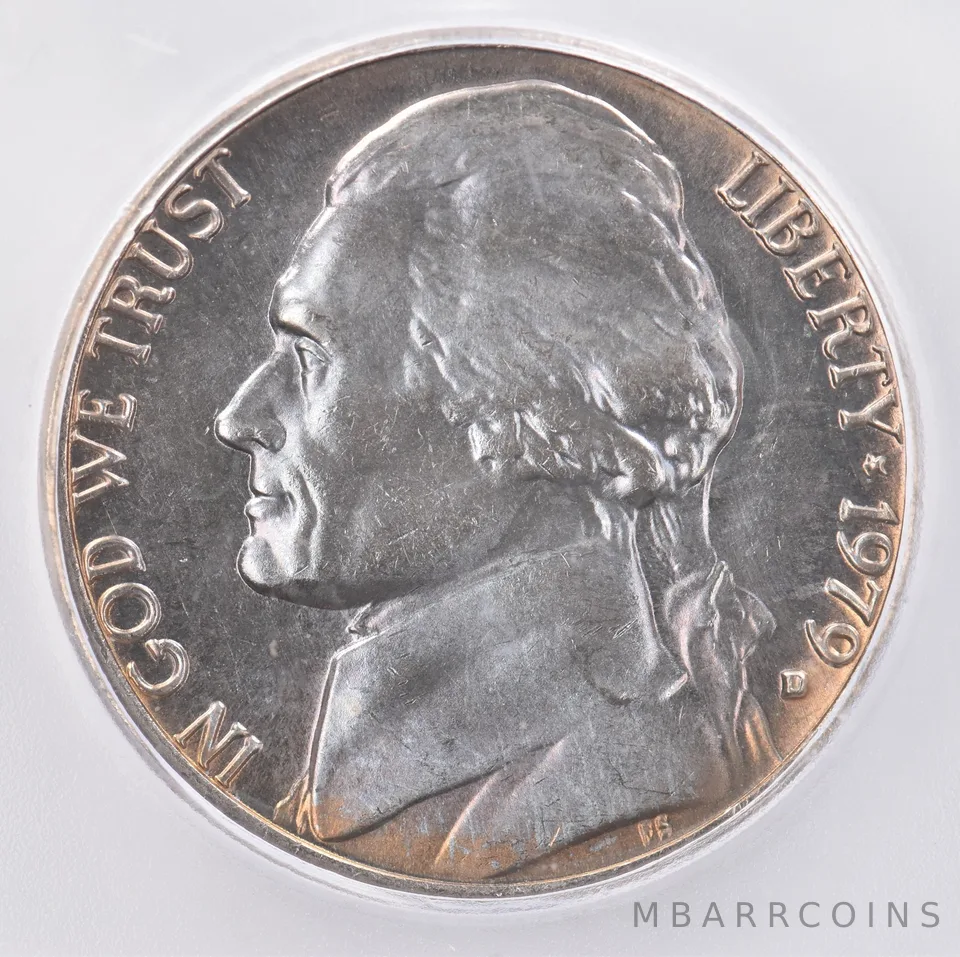 1979-D Jefferson Nickel MS67 FS ICG Beautiful Tone *0819