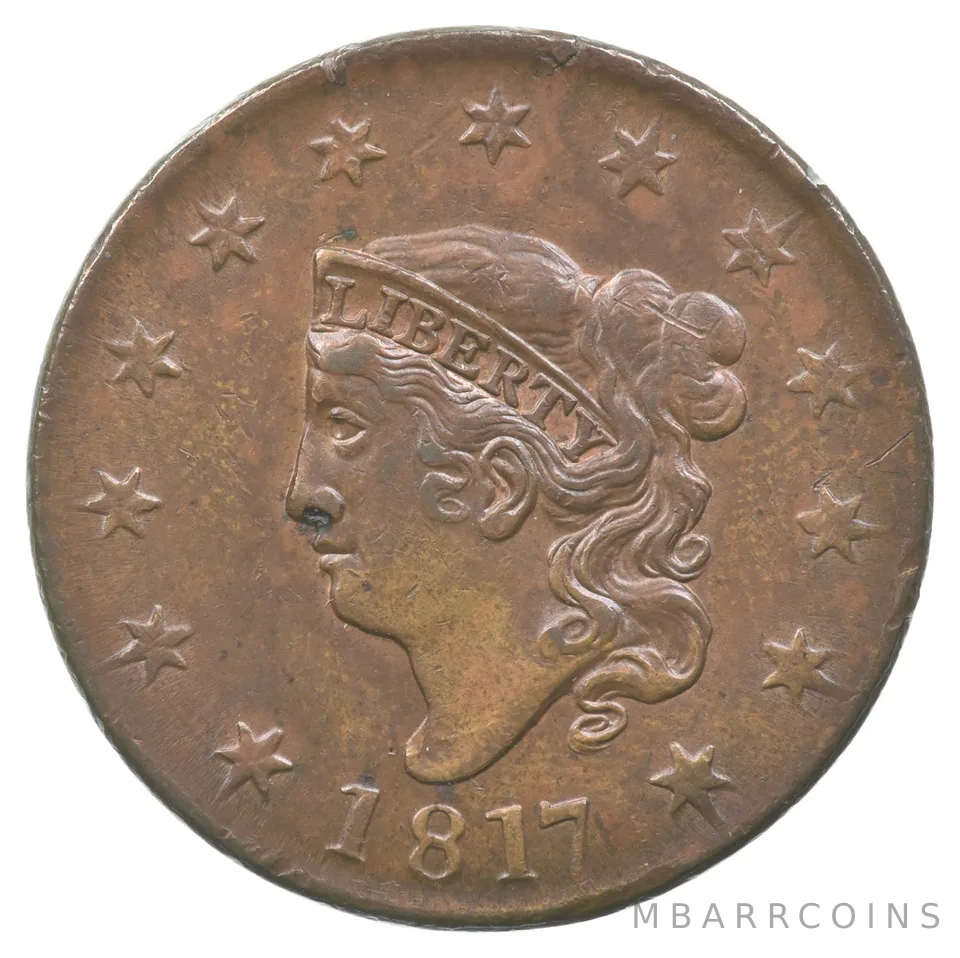 1817 Liberty Matron Head Large Cent a7080