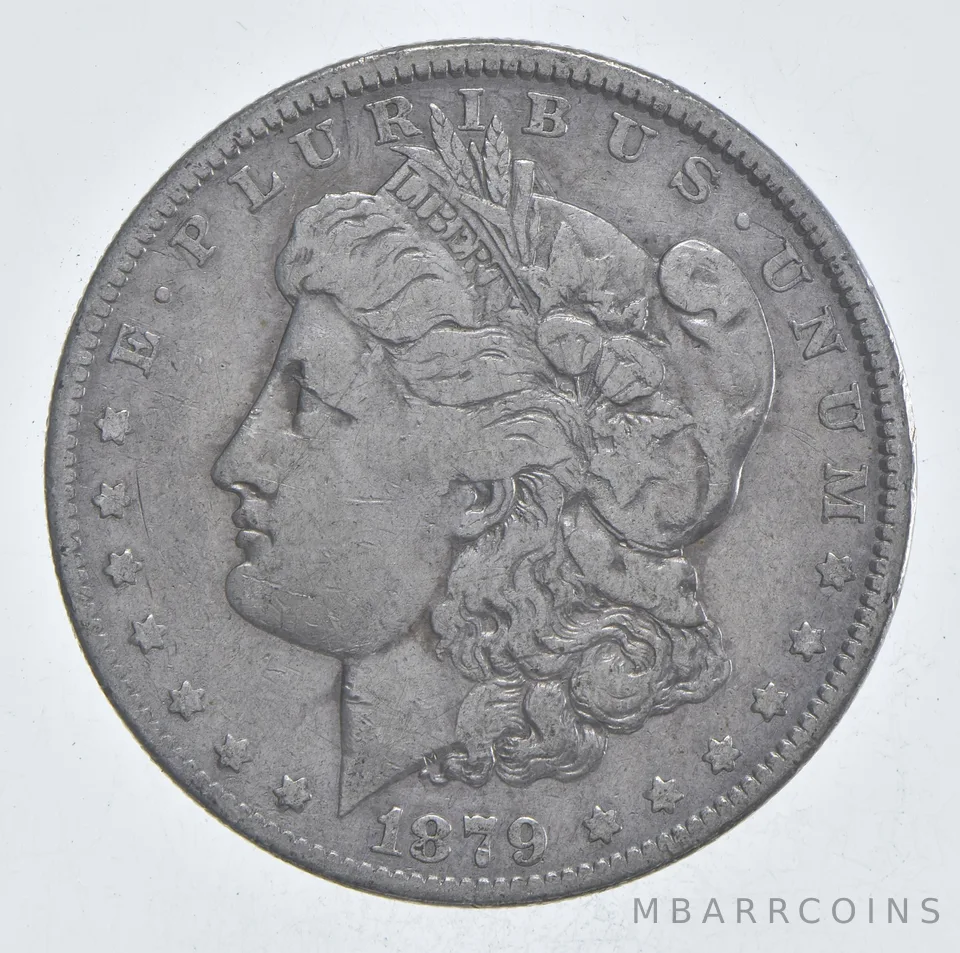 Early - 1879 Morgan Silver Dollar - 90% US Coin *007