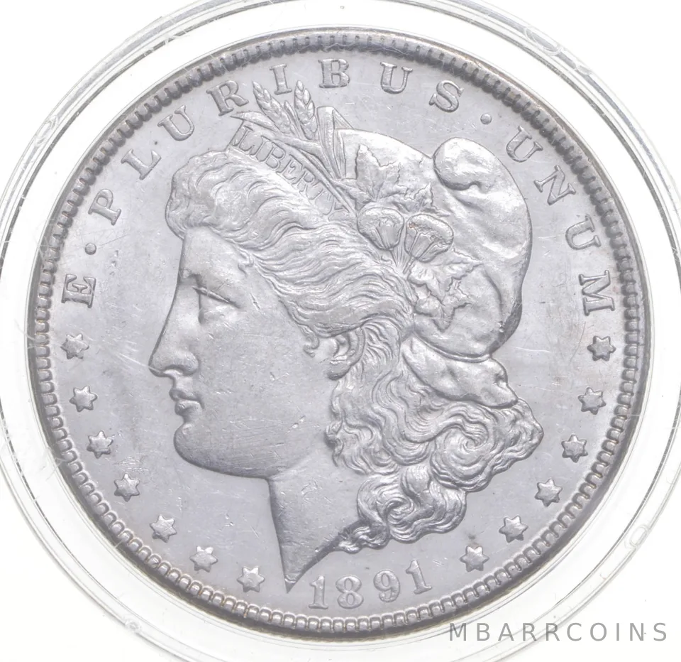 1891-CC Morgan Silver Dollar *5640