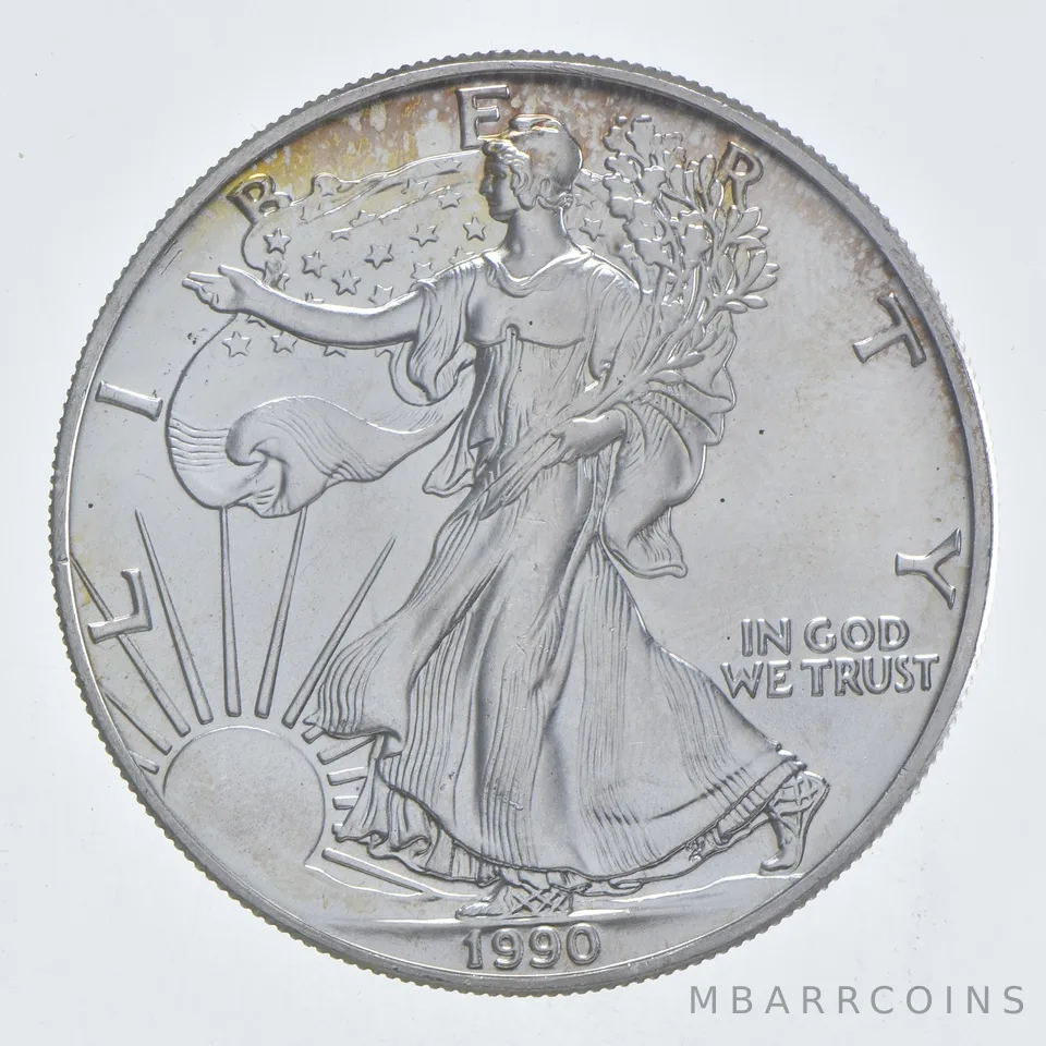 Better Date 1990 American Silver Eagle 1 Troy Oz .999 Fine Silver *734