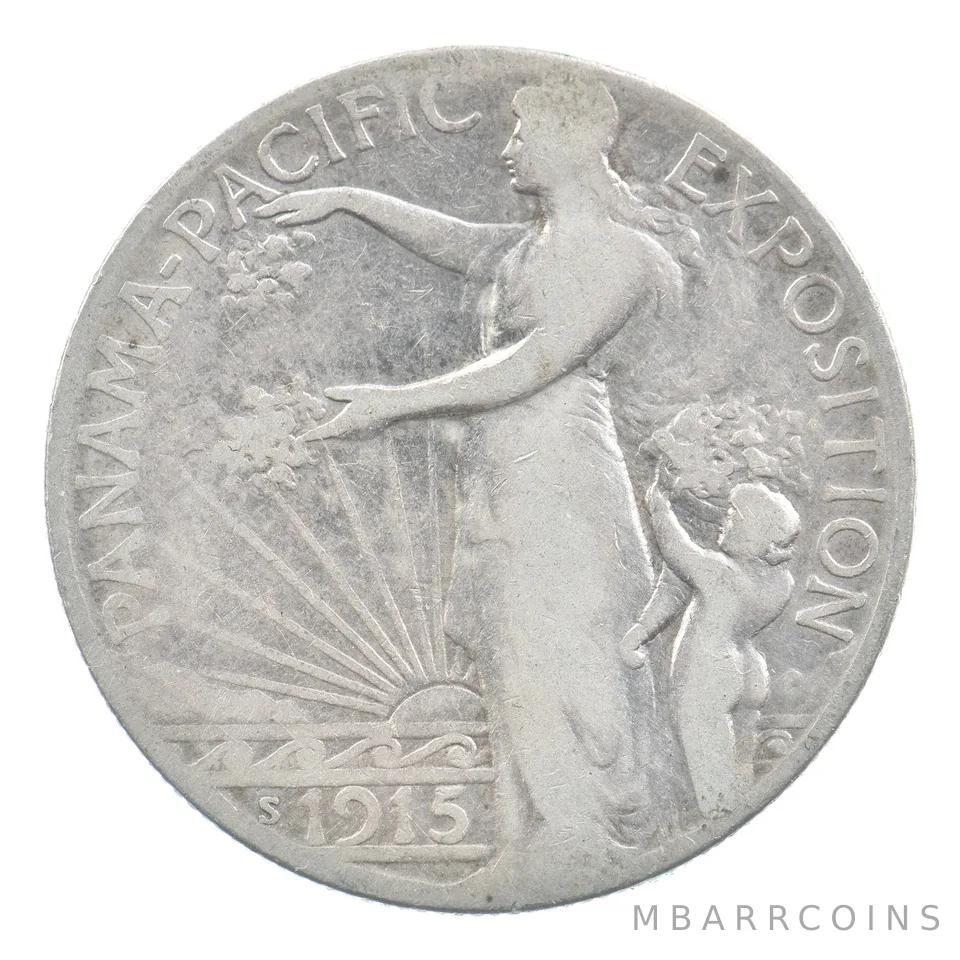 1915-S Panama Pacific Exposition Commemorative Half Dollar *6345