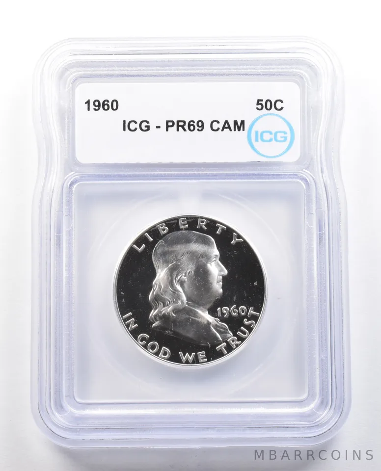 1960 Franklin Half Dollar PR69 CAM ICG *4393