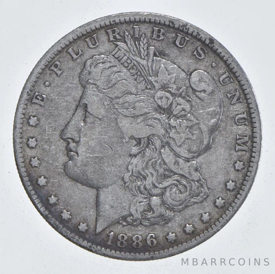 Early - 1886-O Morgan Silver Dollar - 90% US Coin *837