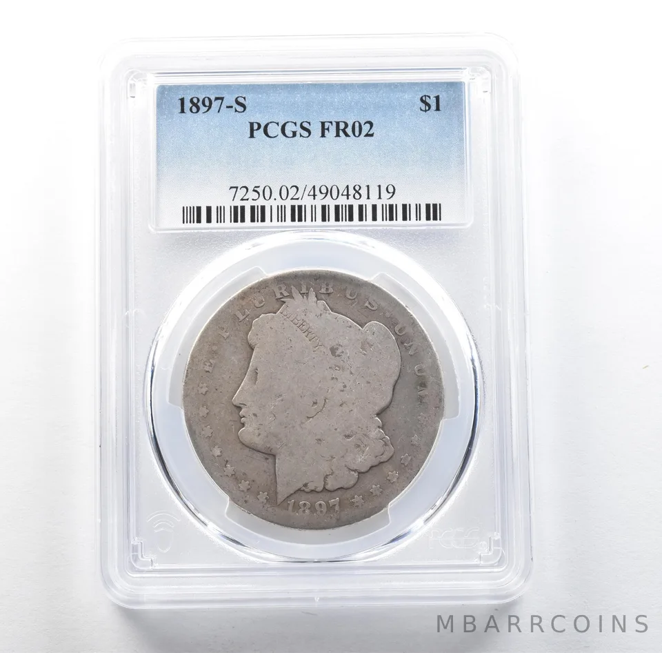 1897-S Morgan Silver Dollar FR02 PCGS Lowball