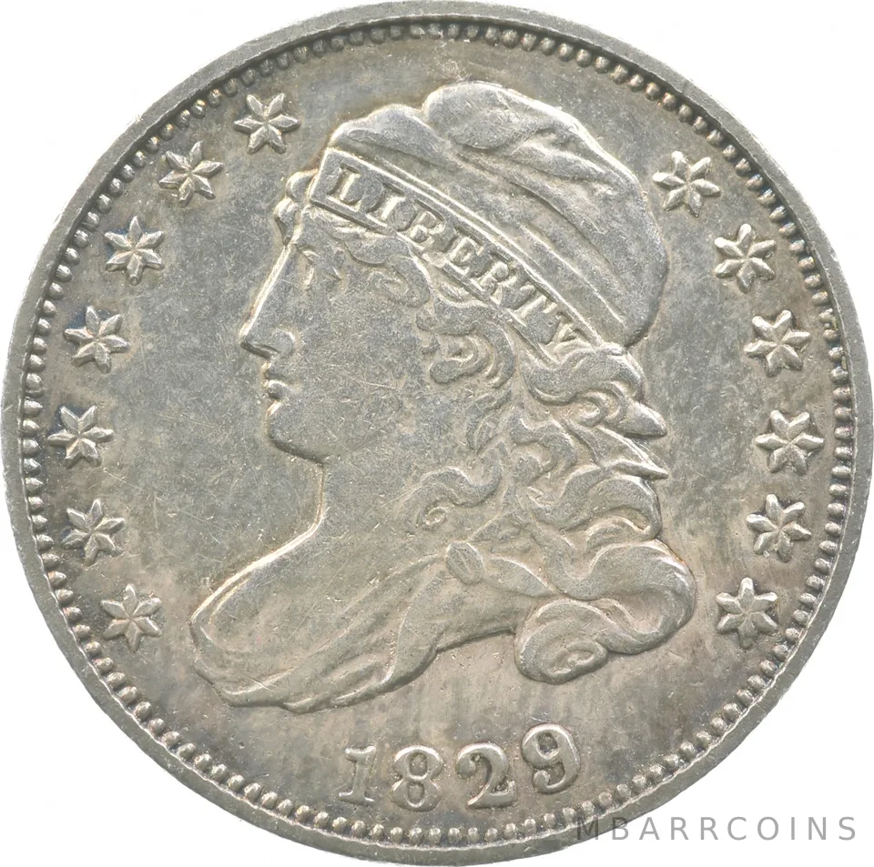 1829 Capped Bust Dime Small 10c *9030