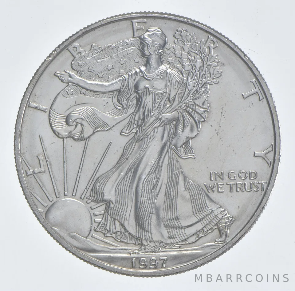 Better Date 1997 American Silver Eagle 1 Troy Oz .999 Fine Silver *027