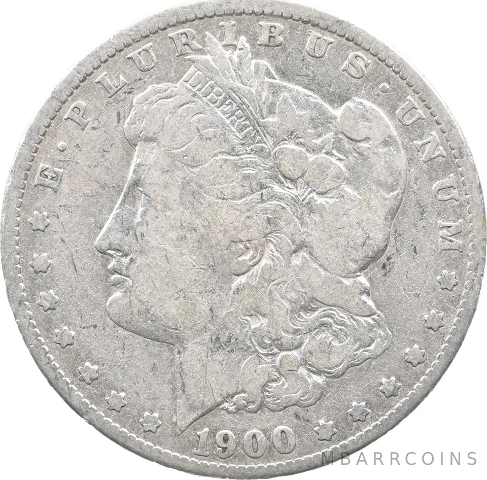1900-O/CC Morgan Silver Dollar O Over CC *5852