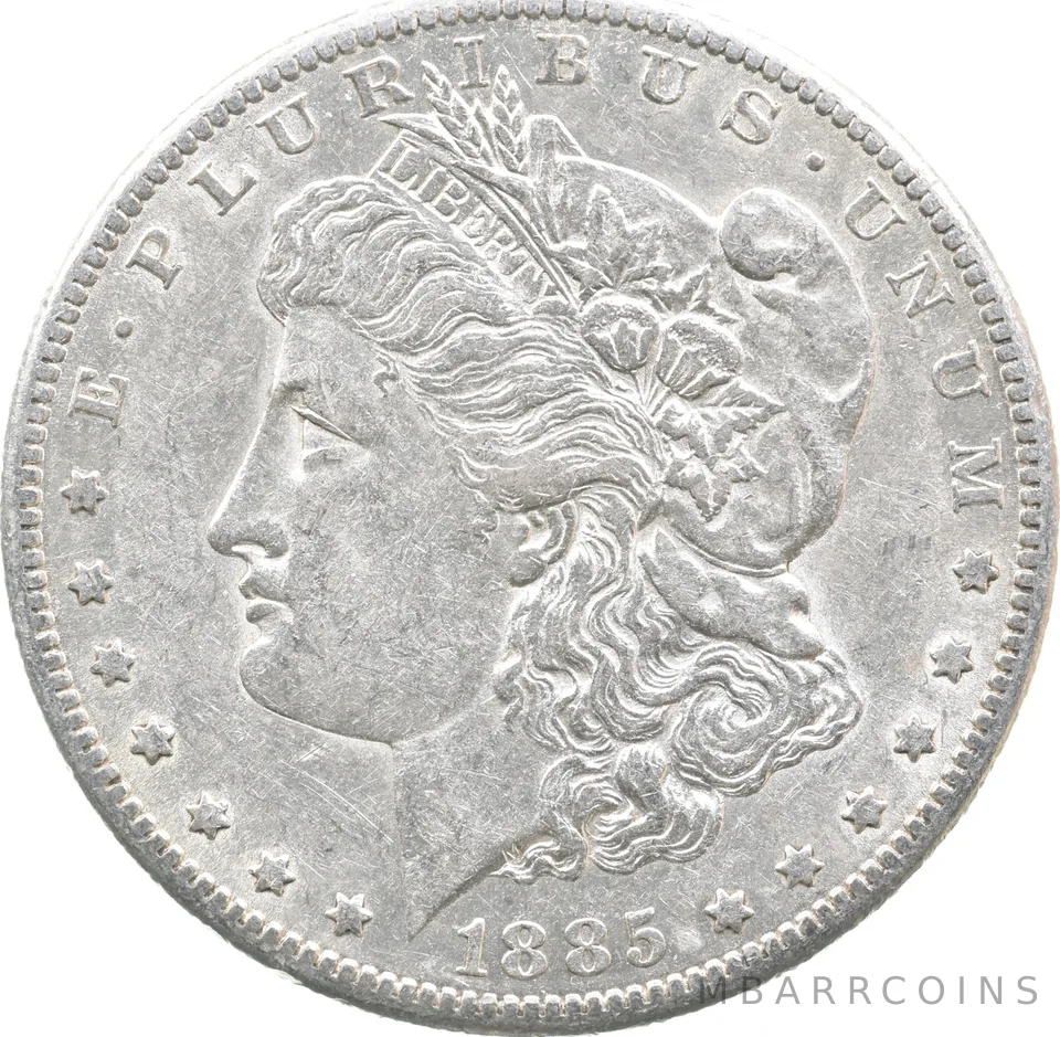 1885-S Morgan Silver Dollar a5166