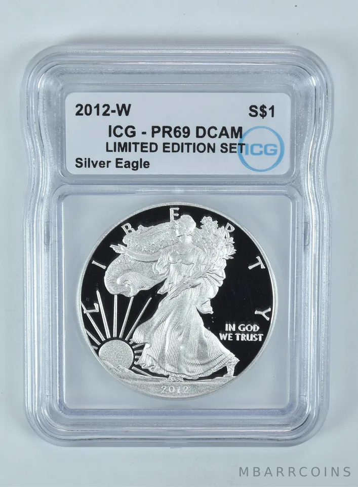 2012-W American Silver Eagle Limited Edition Set PR69 DCAM ICG