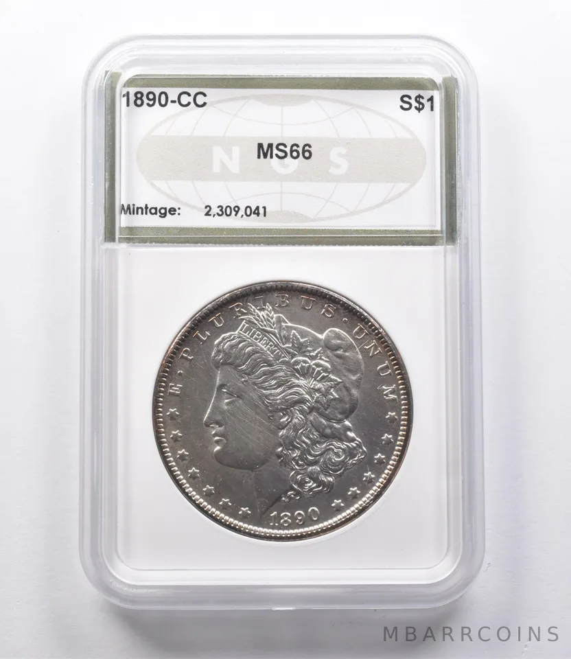 1890-CC Morgan Silver Dollar *2801
