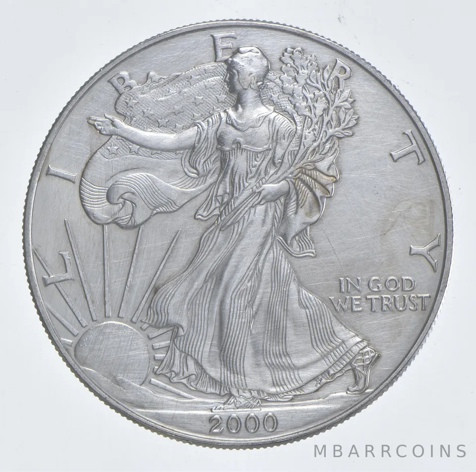 Better Date 2000 American Silver Eagle 1 Troy Oz .999 Fine Silver *037