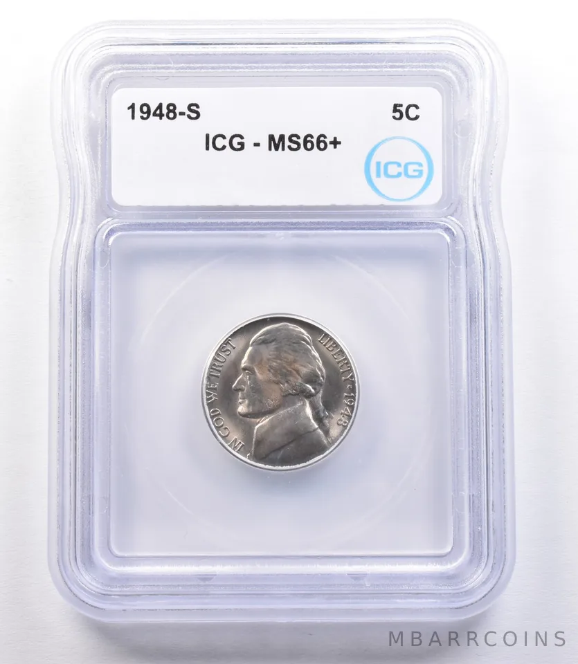 1948-S Jefferson Nickel MS66+ ICG *1891