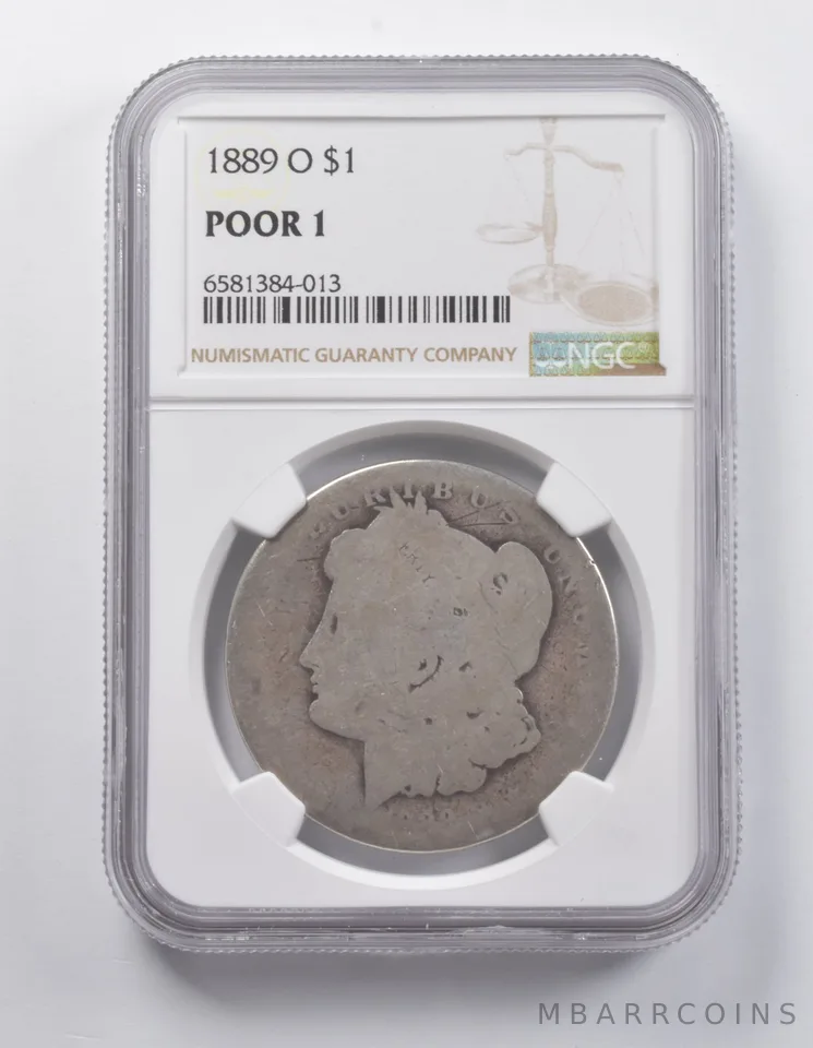 POOR 1 1889-O Morgan Silver Dollar NGC Lowball Low Ball Pocket Piece *7064