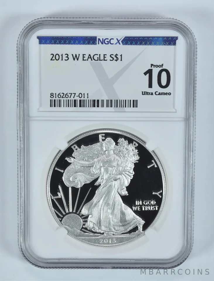 2013-W American Silver Eagle Proof 10 UCAM NGC X NGCX