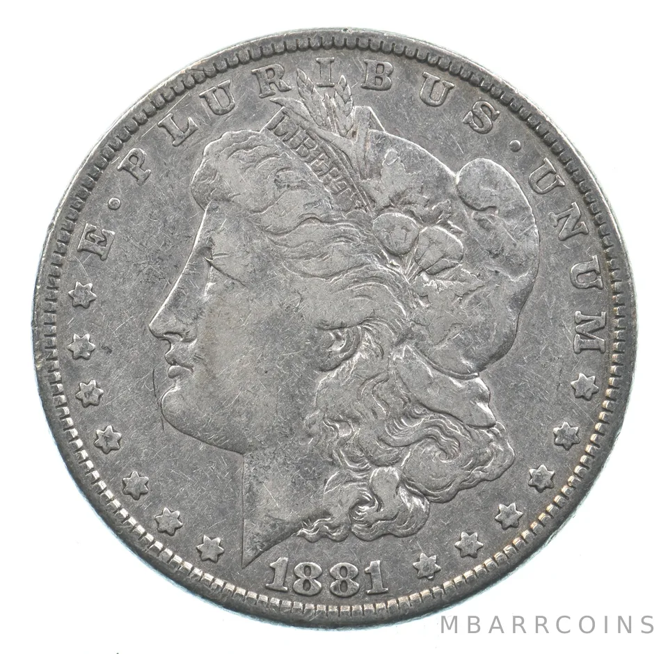 Early - 1881 Morgan Silver Dollar - 90% US Coin *835