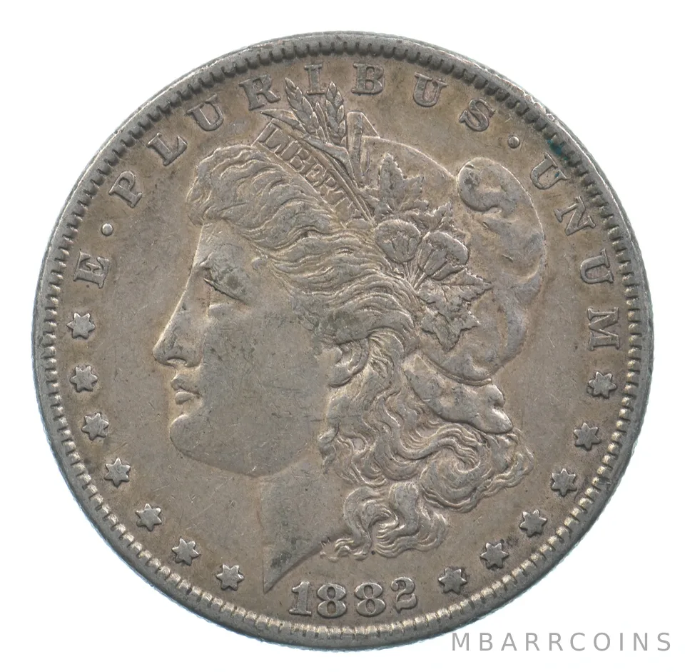 Early - 1882 Morgan Silver Dollar - 90% US Coin *410