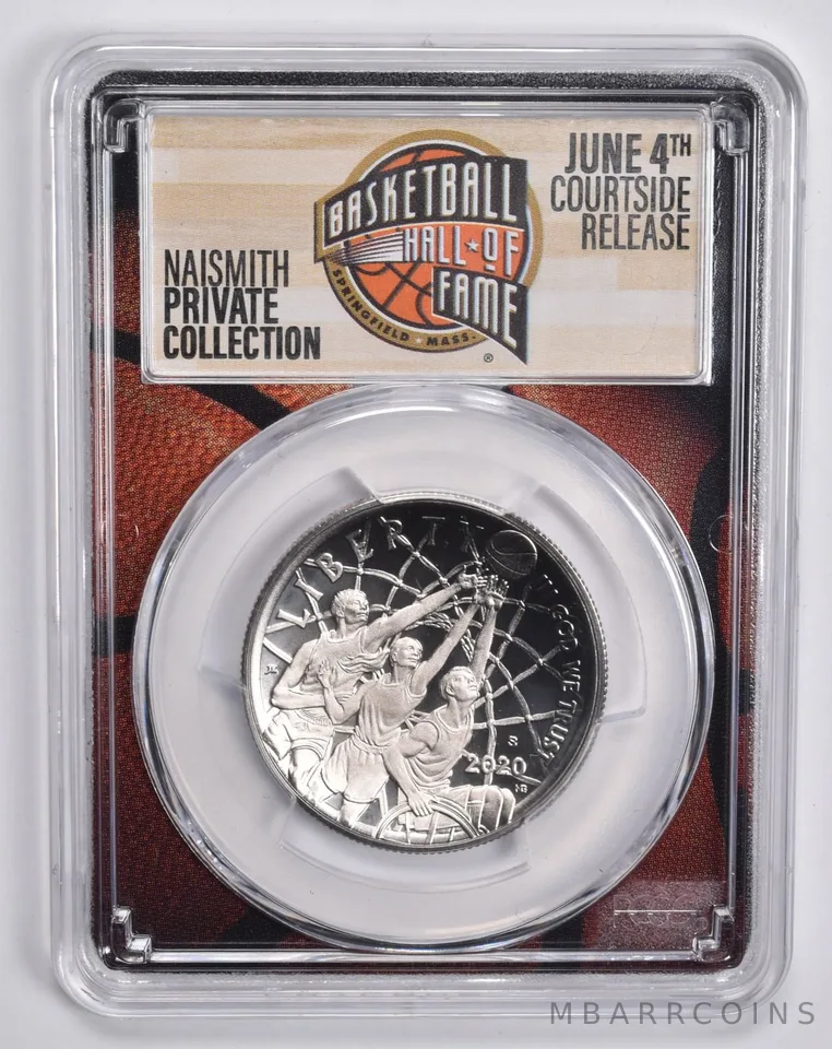 2020-S Basketball Hall of Fame FDOI Commemorative Half Dollar PR69 PCGS