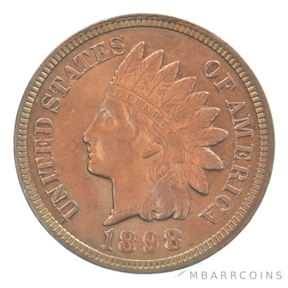 1898 Indian Head Cent Beautiful Tone *4194