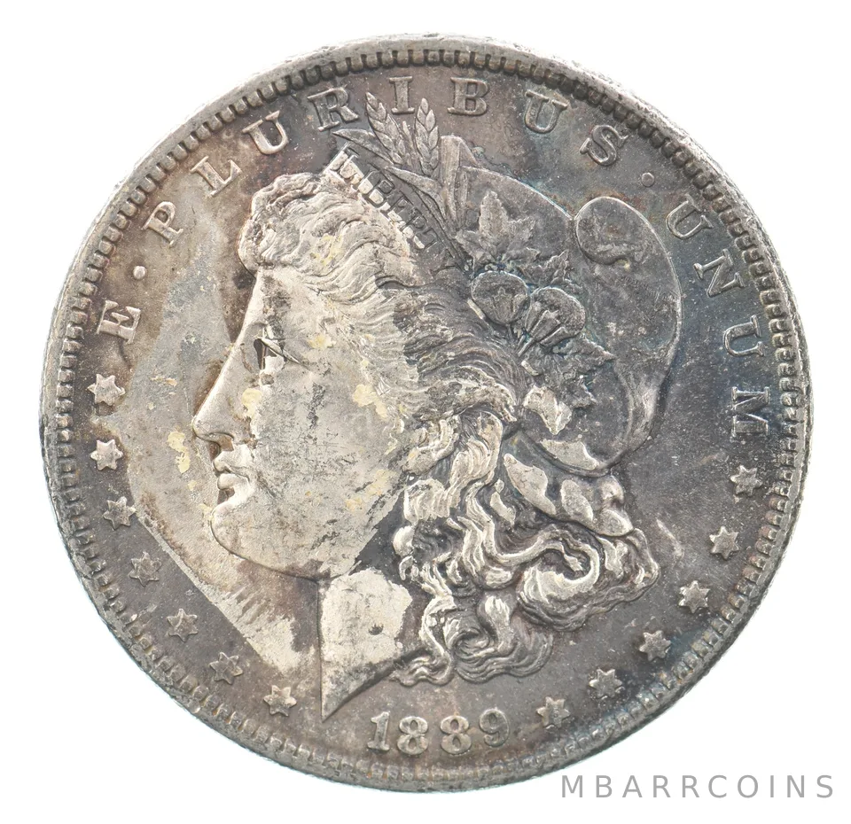 1889 Morgan Silver Dollar Beautiful Tone a1948